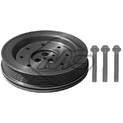 Шкив коленвала к-кт с болтами FORD TRANSIT 2.0D Metalcaucho 14816