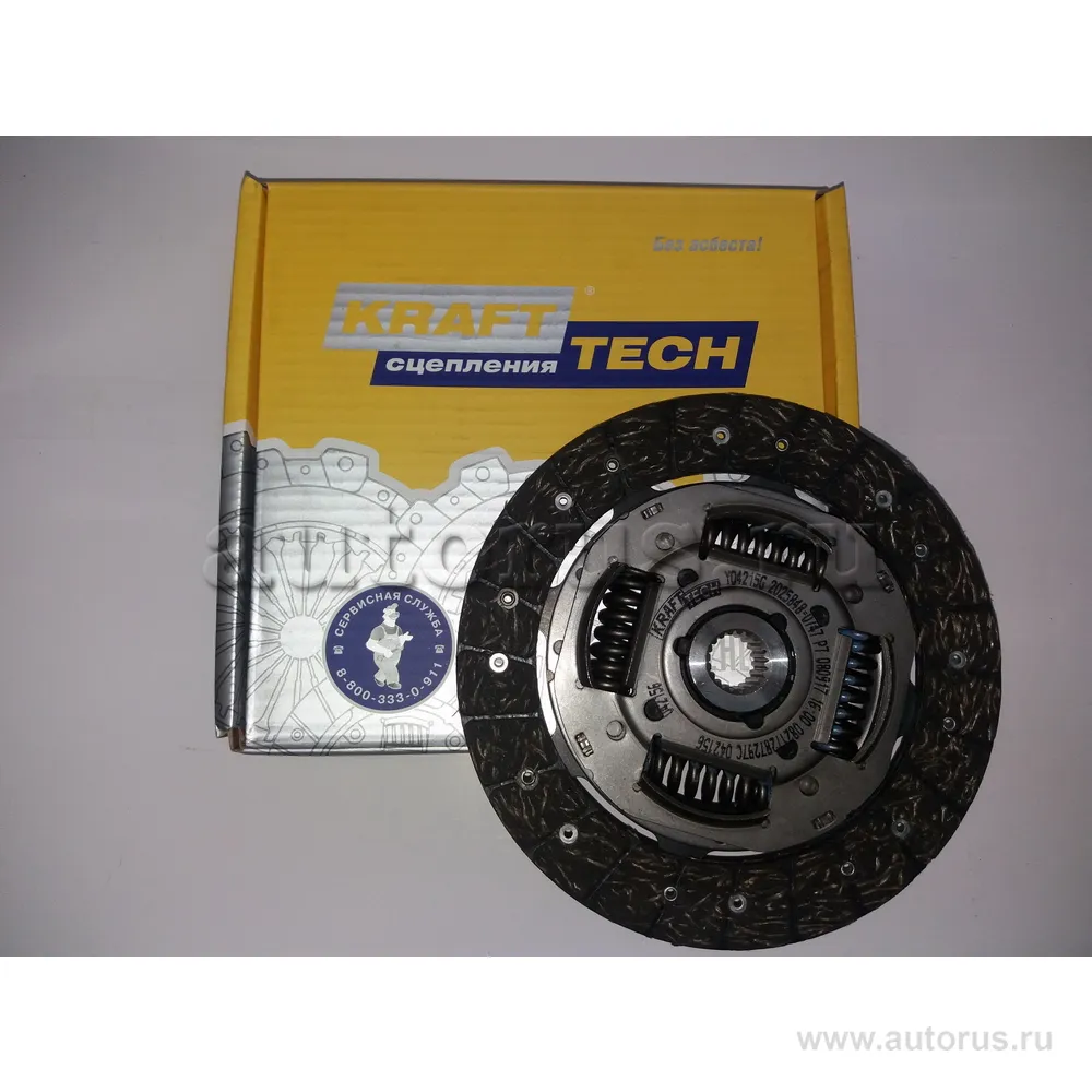 Диск сцепления ВАЗ 2123 KRAFTTECH Y04215G