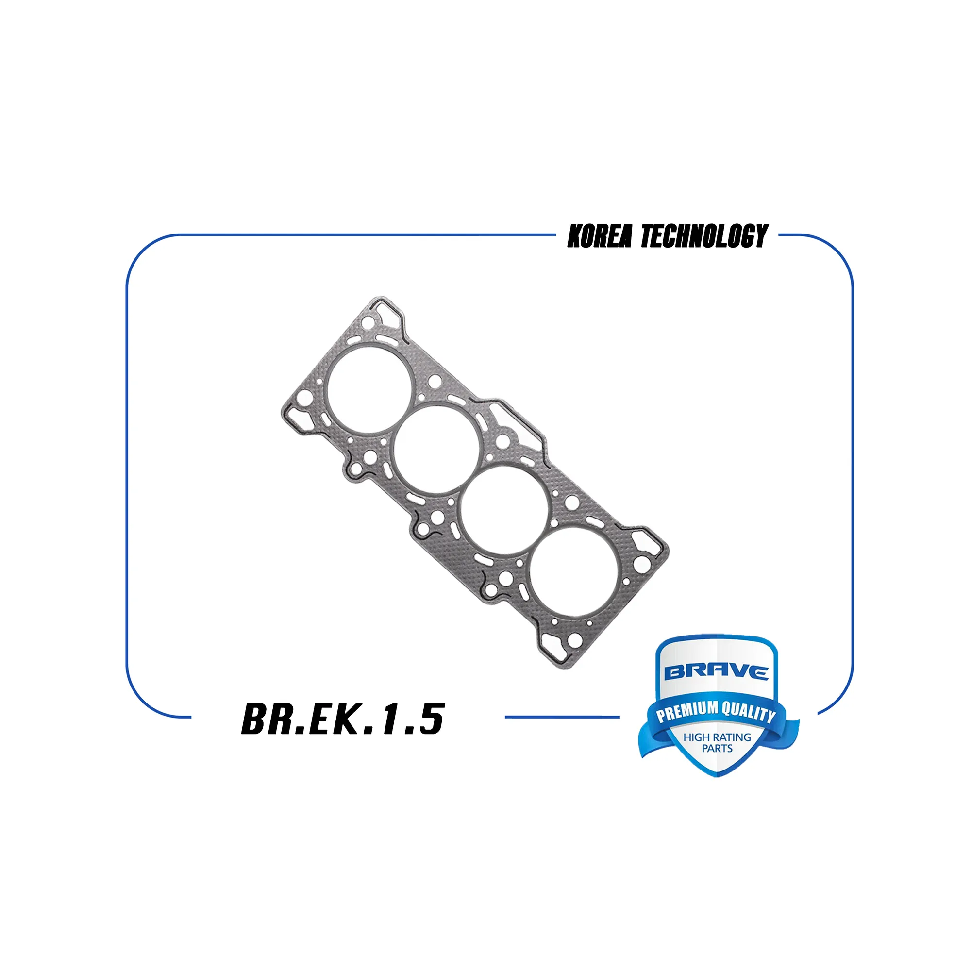 Прокладка ГБЦ 96325170 BR.EK.1.5 Matiz 1.0 Асбест BRAVE BREK15