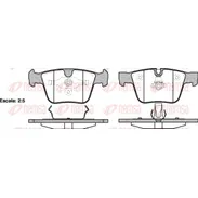 колодки дисковые з./ MB W164/W221/W251 63 AMG/65 AMG 05>