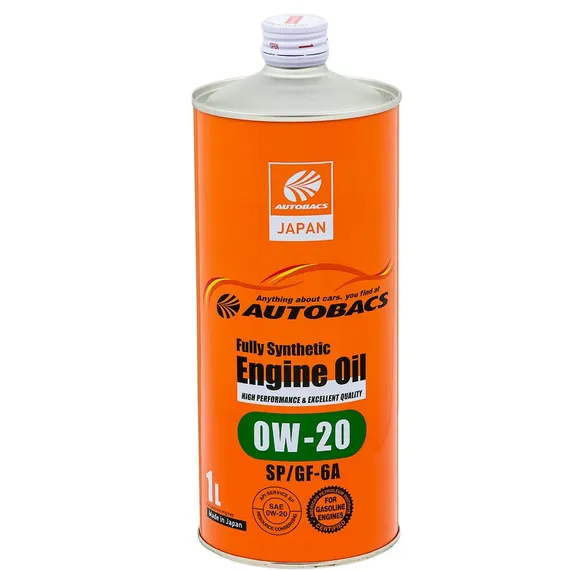 Масло моторное AUTOBACS Engine Oil 0W-20 синтетическое 1 л A00032229