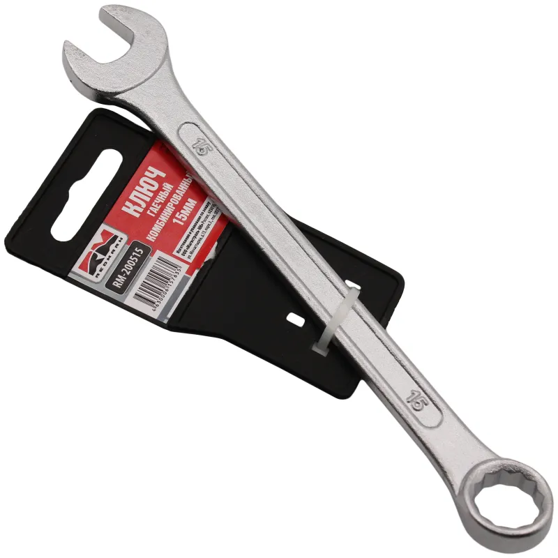 Ключ гаечный комбинированный 15х15 мм RedMark REDMARK RM200515