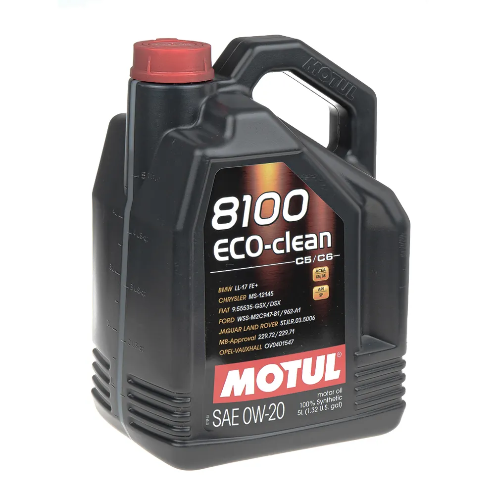 Масло моторное Motul 8100 Eco-clean 0W-20 синтетическое 5 л 108862