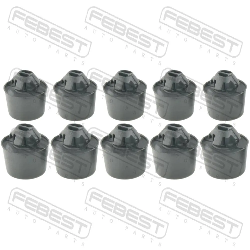 Отбойник капота (10 шт. в упаковке) TOYOTA LAND CRUISER PRADO GRJ12#,KDJ120,KZJ120,LJ1 FEBEST TD-011-PCS10