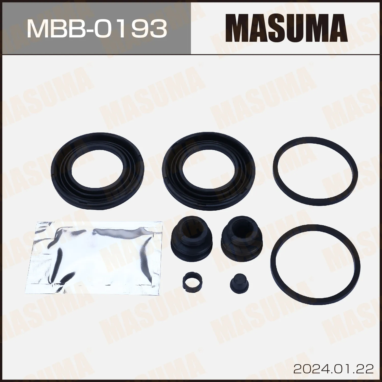 Ремкомплект тормозного суппорта передн. MASUMA MBB-0193