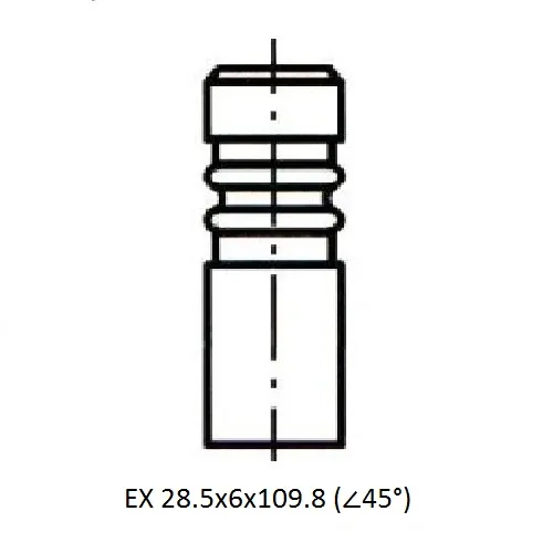 Клапан ДВС ZIKMAR Z17411R