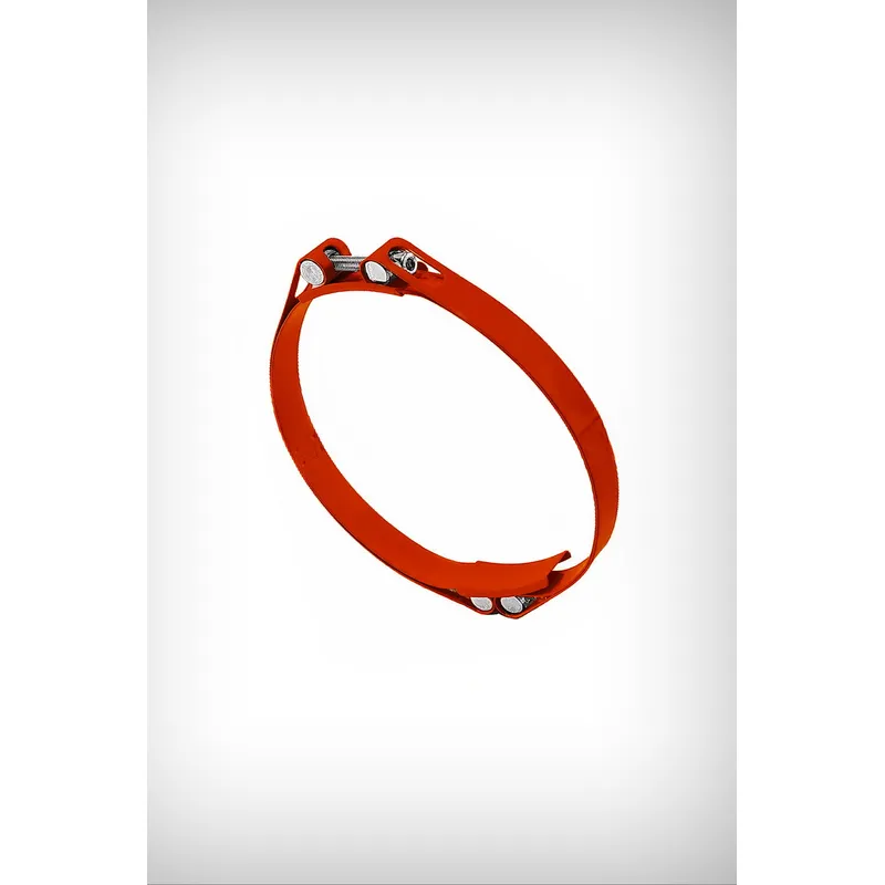 хомут силовой двухболтовый, цвет красный, размер 200-210 мм COMFORT C.200-210.PLR2
