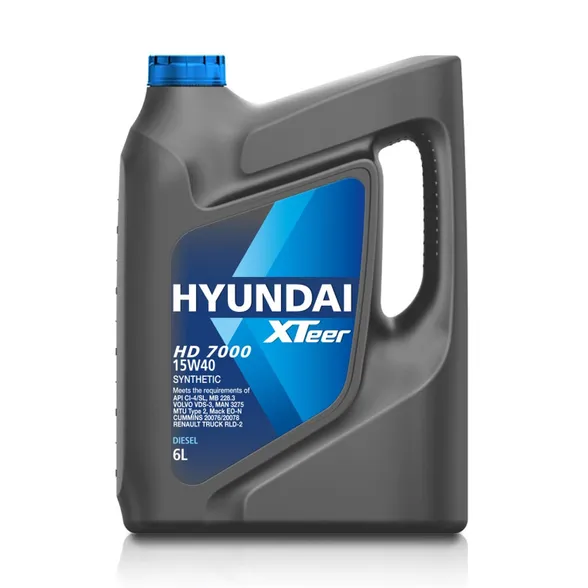 Масло моторное HYUNDAI  XTeer HD 7000 15W40, 6 л 1061005