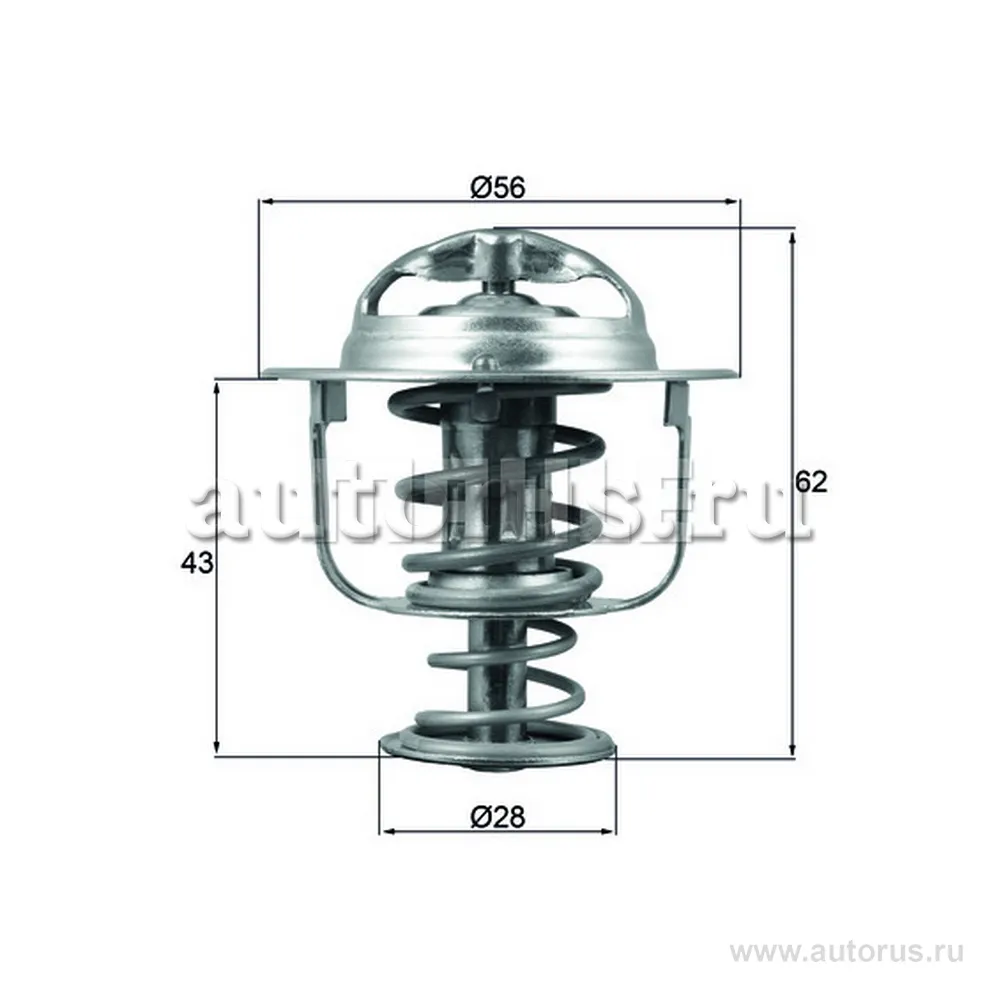 Термостат RENAULT MASTER 3.0DCI 04- (71°C) KNECHT/MAHLE TX19771D