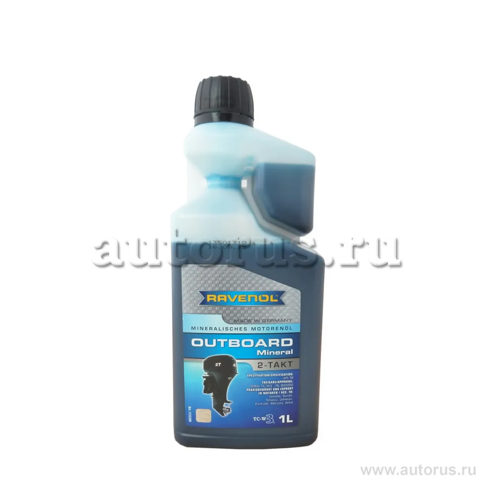 Масло моторное Ravenol Outboard 2T Mineral минеральное 1 л 1153200-D01