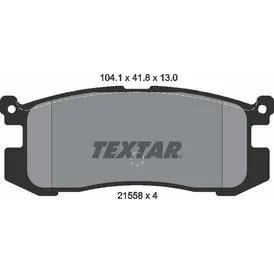 Колодки тормозные дисковые TEXTAR