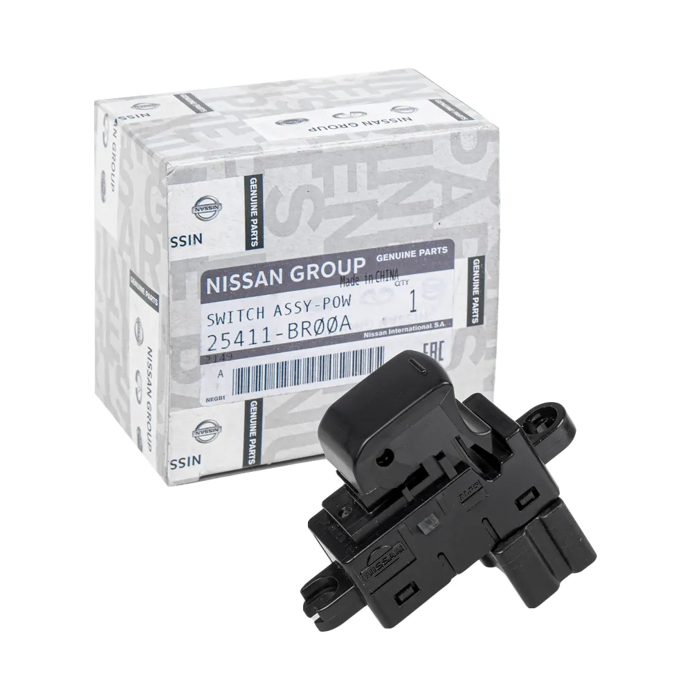 Кнопка стеклоподъмника задняя NISSAN 25411-BR00A