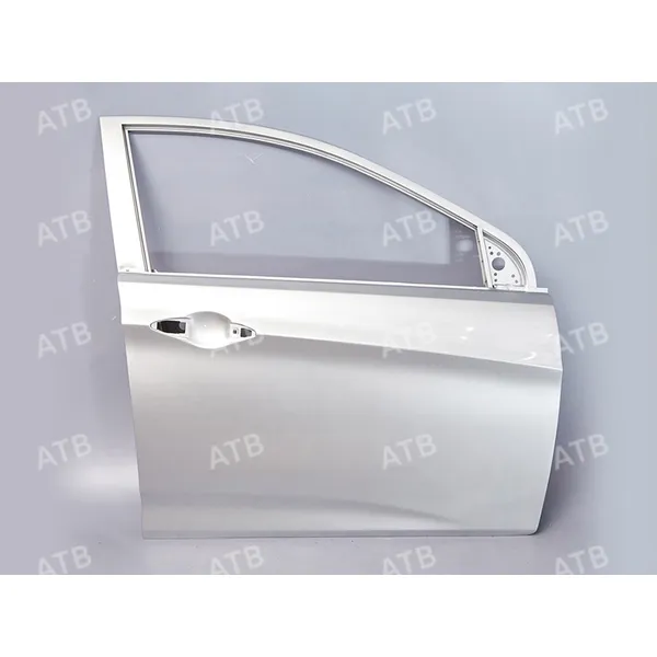 Дверь Hyundai Solaris 1 2010-2017 Серебристый (Sleek Silver) RHM передняя правая ATB 1AHS1040FRRHM