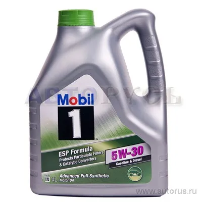 Масло моторное MOBIL 1 ESP Formula 5W-30 синтетическое 4 л 152621