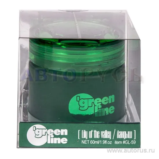 Ароматизатор GREEN LINE гелевый банка ландыш FKVJP GL-59