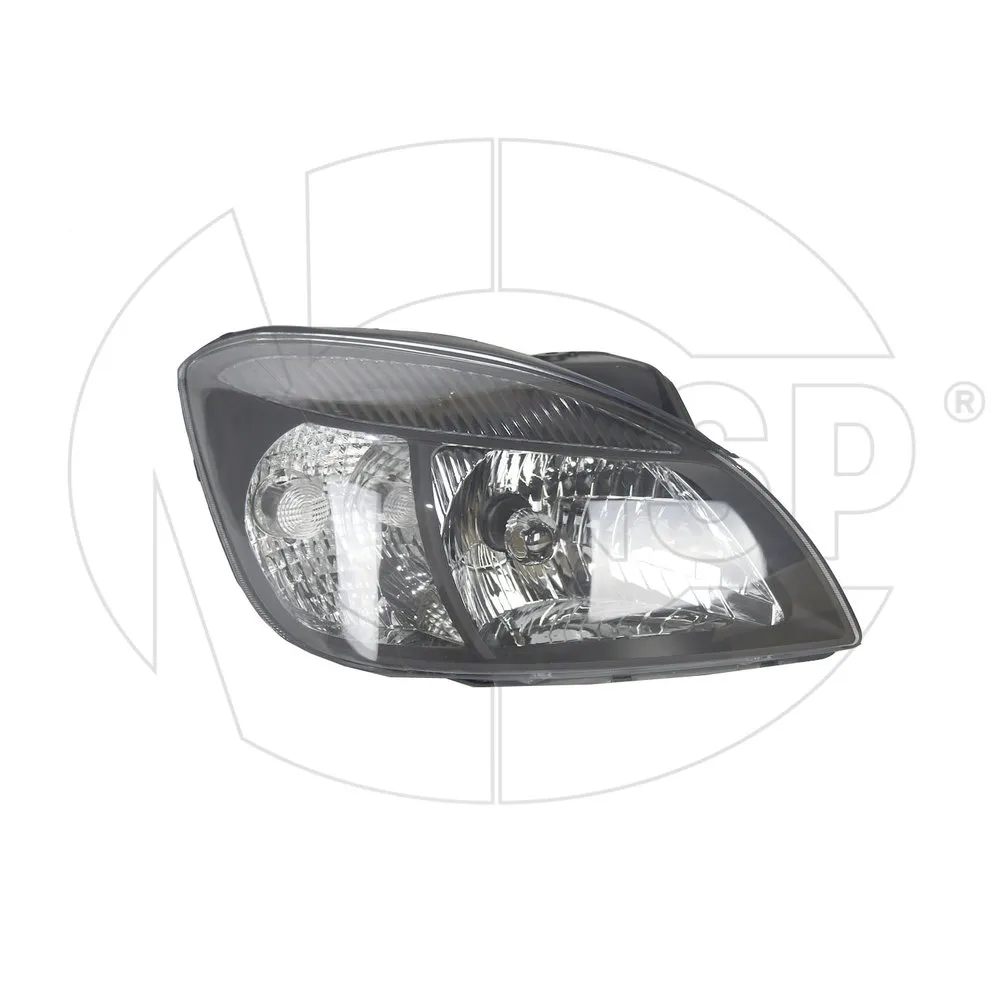 Фара головного света R (черная) KIA Rio II 05-10 NSP NSP02921021G620