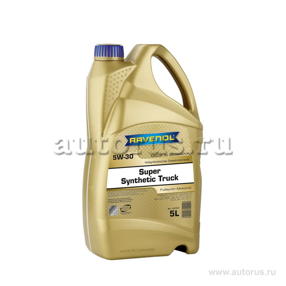 Моторное масло RAVENOL Super Synthetic Truck SAE 5W30 (5л) new 1121101-005 (4014835767959)