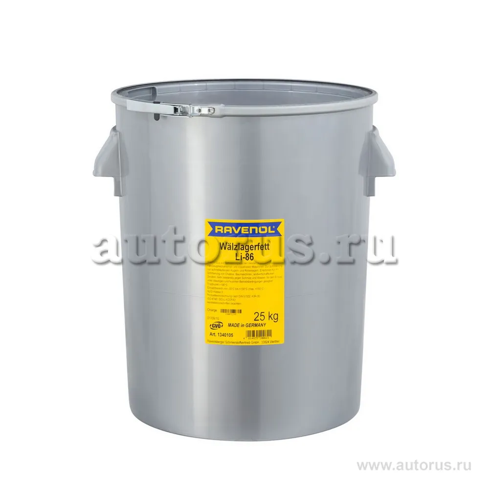Смазка пластичная RAVENOL Waelzlagerfett LI-86 25 кг Ravenol 1340105-025