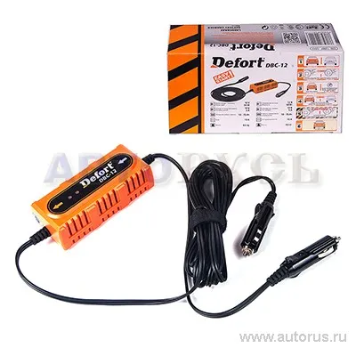 Провода прикуривателя заряд.устр. 12В 5А DEFORT DBC-12