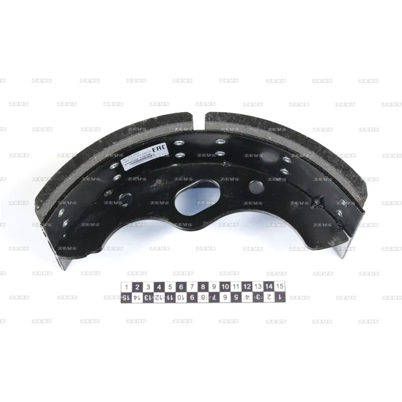 Тормозная колодка с накладкой ZEVS BL-04-203