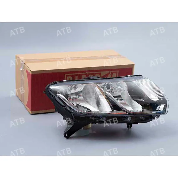 Блок фара Renault Logan 2 2014-2018 под эл. кор. правая ATB 1ARL2082R