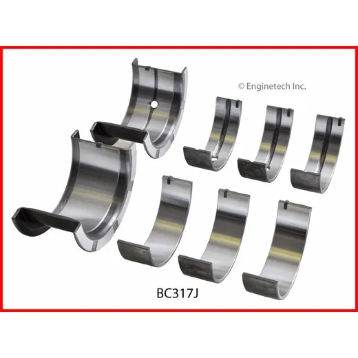 Вкладыши коренные +0.25 GM 4.3L 1985-2014 ENGINETECH BC317J.25