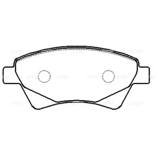 Тормозные колодки CTR CKRN-28
