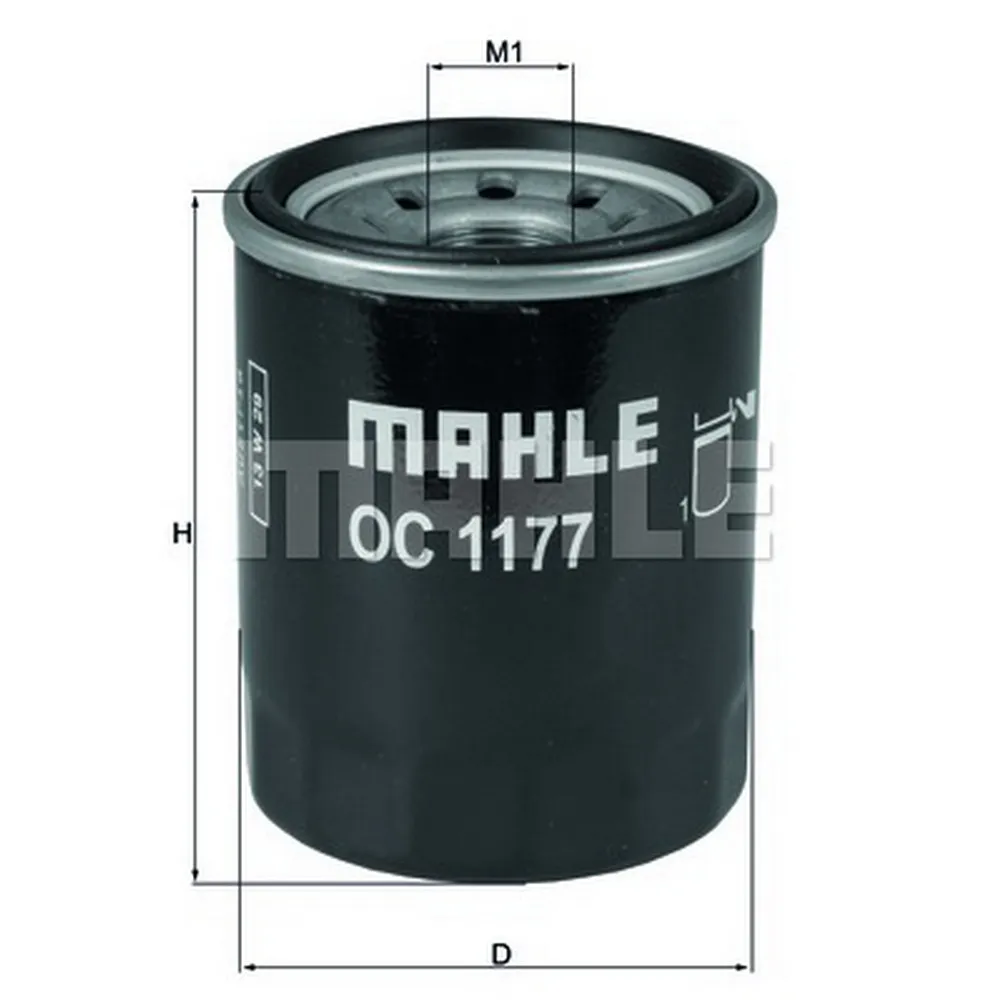 Фильтр масляный KNECHT/MAHLE OC1177