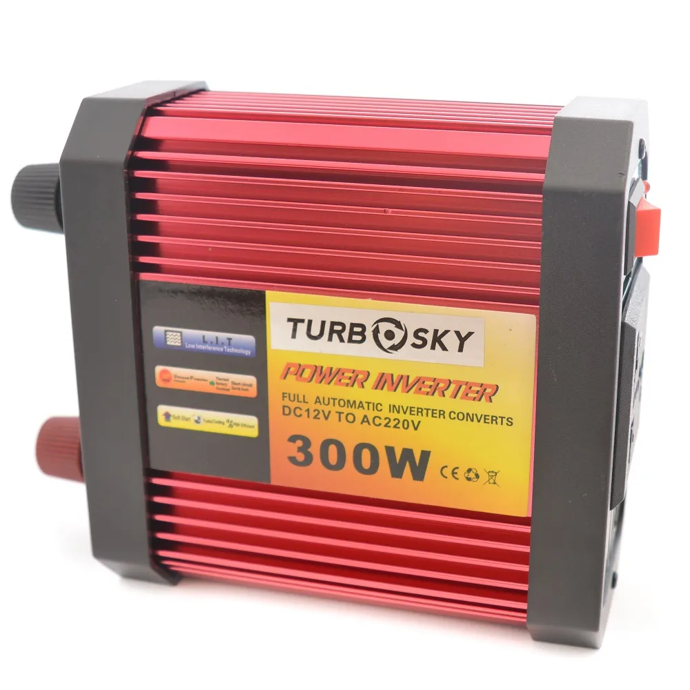 Инвертор Turbosky PI-300 12Вт/220Вт TurboSky Turbosky PI-300