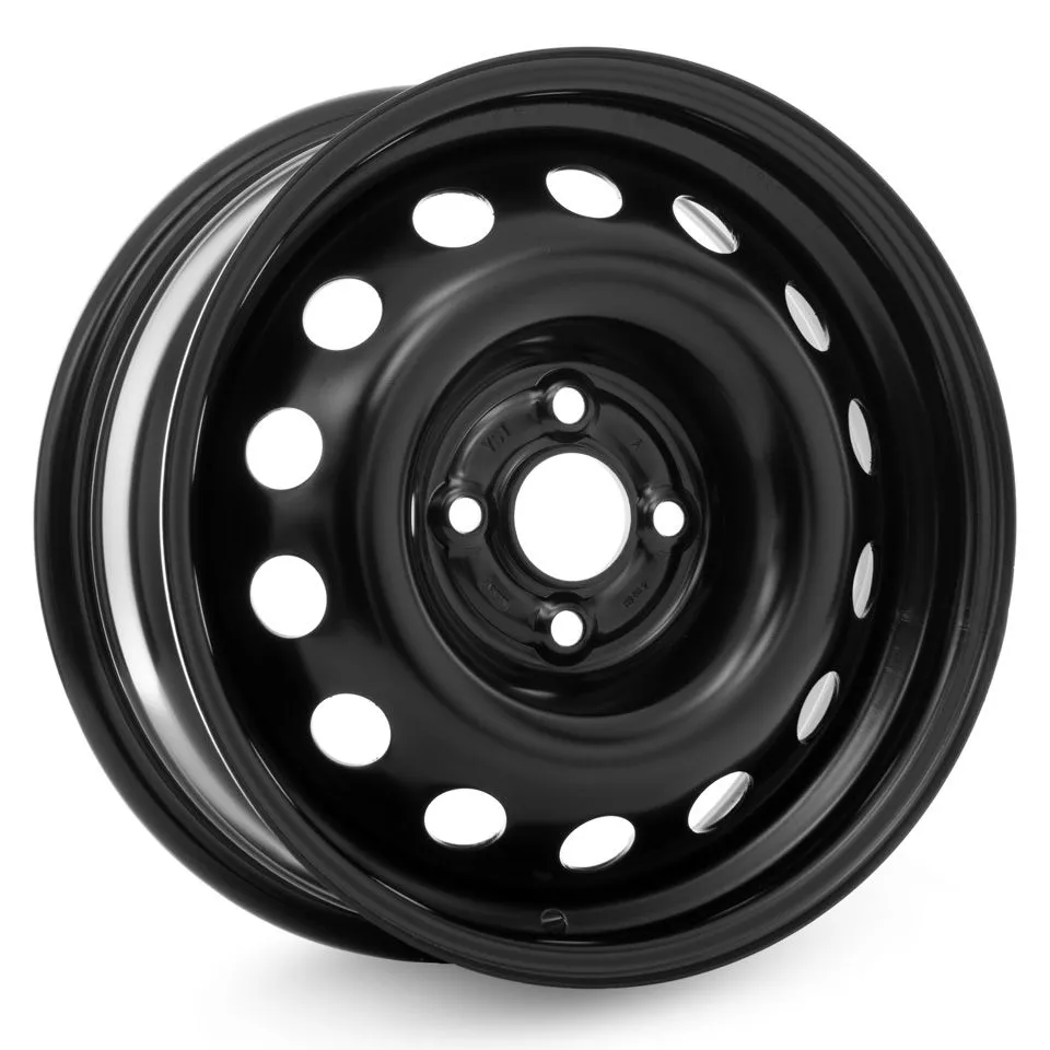 Диск штампованный R15 6J 4x100/56.6 ET39 TREBL Black 9267379
