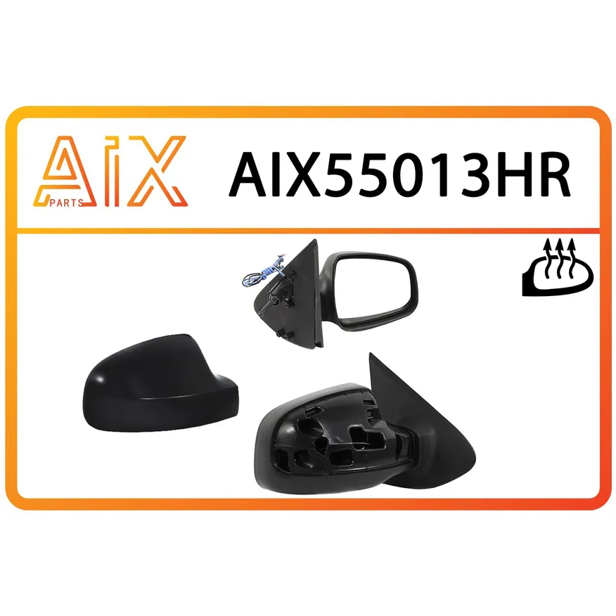 Зеркало мех. съемная облицовка с подогревом правое aix55013hr/ 963018898r AIX AIX55013HR