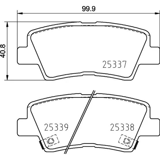 Колодки тормозные задние дисковые к-кт NISSHINBO NP6146