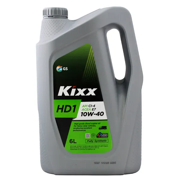 Масло моторное KIXX HD1 10W-40 синтетическое 6 л L2061360E1