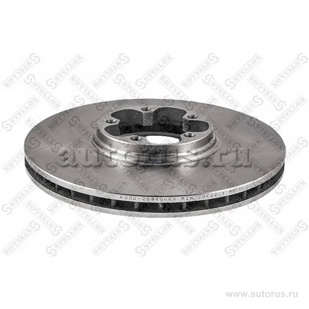Диск тормозной передний FORD TRANSIT 2.3/2.4TD RWD 00> STELLOX 60202544V_SX
