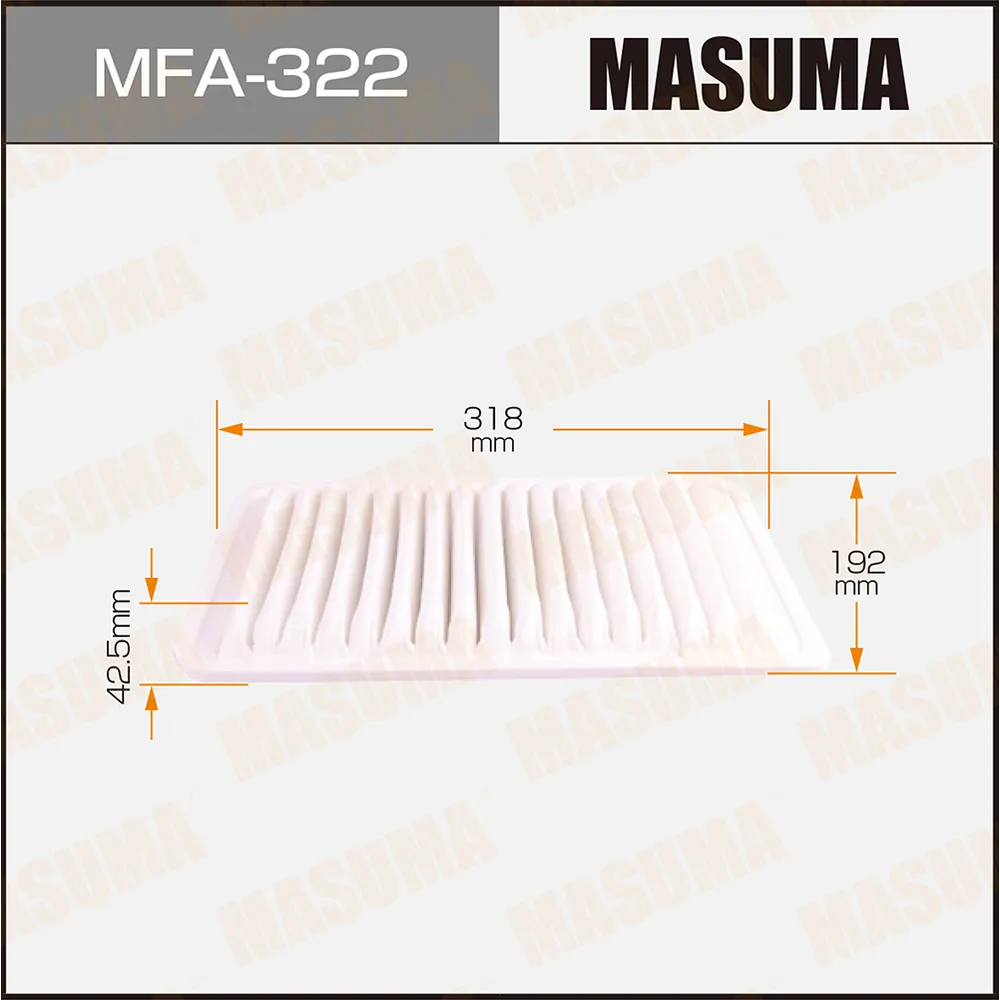 Фильтр воздушный TOYOTA ALPHARD MASUMA MFA-322