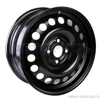 Диск штампованный R15 6J 4x100/56.6 ET49 KFZ Черный 8390