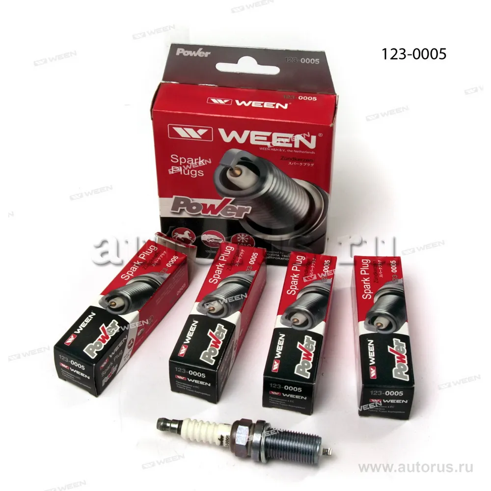 Свеча зажигания Power, иридиевая BMW, CITROEN, FIAT, FORD, HONDA, MITSUBISHI, NISS WEEN 123-0005