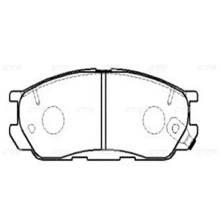 Тормозные колодки CTR CKMZ-28