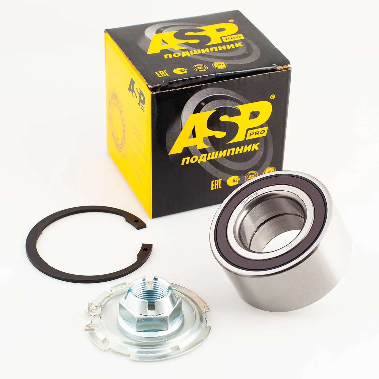 Подшипник ступицы передней для а/м Renault Logan 04 с ABS ASP EB00026