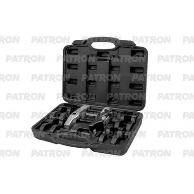 Съемник шаровых опор в комплекте со сменными губками (размер зева: 20, PATRON P-905T8