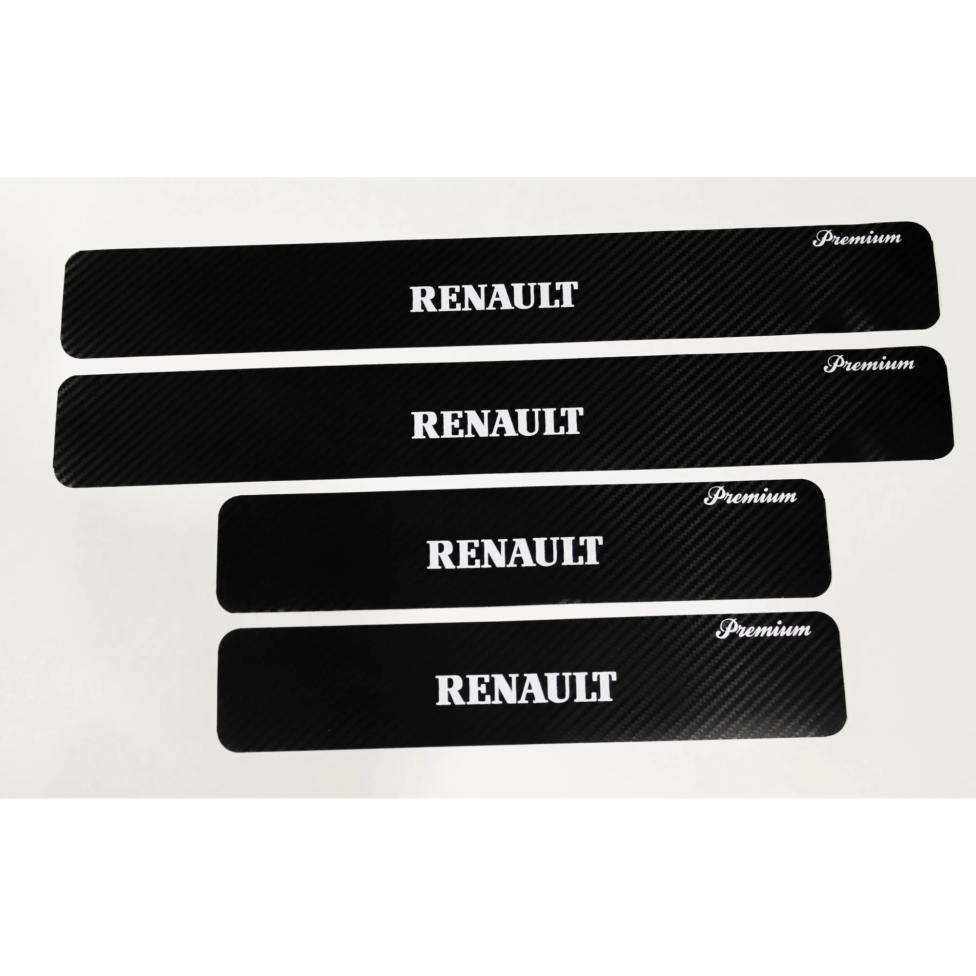 Наклейки на пороги RENAULT Kaptur Пленка BLACK ЛАДЬЯ 555.73.931(st.bl)