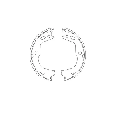 Колодки стояночного тормоза HYUNDAI Genesis/Equus/Santa Fe III 12-> TRW GS8803