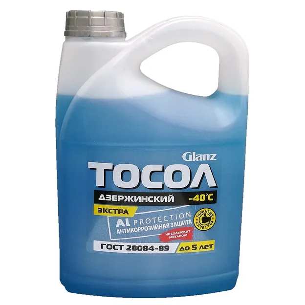 Тосол GLANZ ОЖ-40 готовый -40C синий 3 кг GL-006