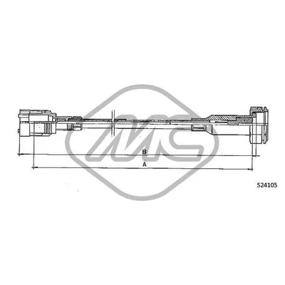 Трос спидометра MASTER T/AV 5 SPEEDS MM.?1300 Metalcaucho 82980