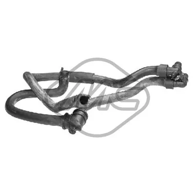 Патрубок печки CIT XANTIA 1.6-2.0 Metalcaucho 08641
