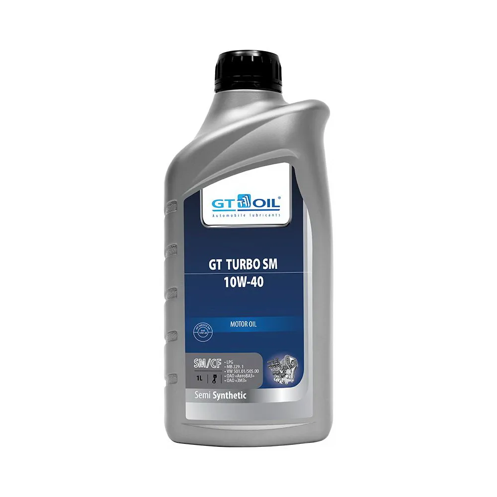 Масло моторное GT OIL GT Turbo SM 10W-40 полусинтетическое 1 л 8809059407011