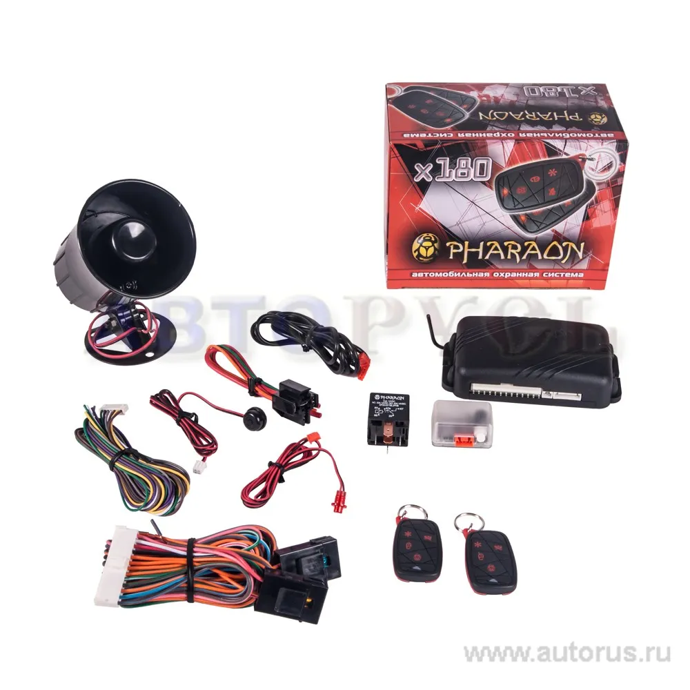 Сигнализация PHARAON X-180, сирена, силовые выходы
