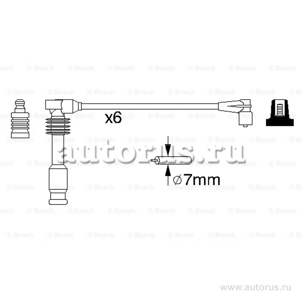К кт проводов BOSCH 0 986 357 055