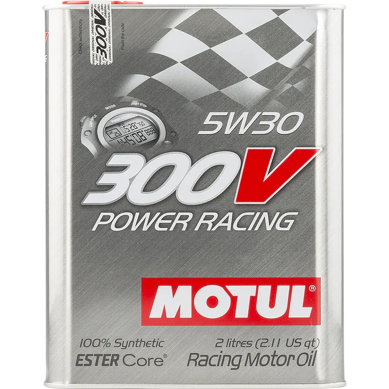 Масло моторное Motul 300V Power Racing 5W-30 синтетическое 2 л 104241
