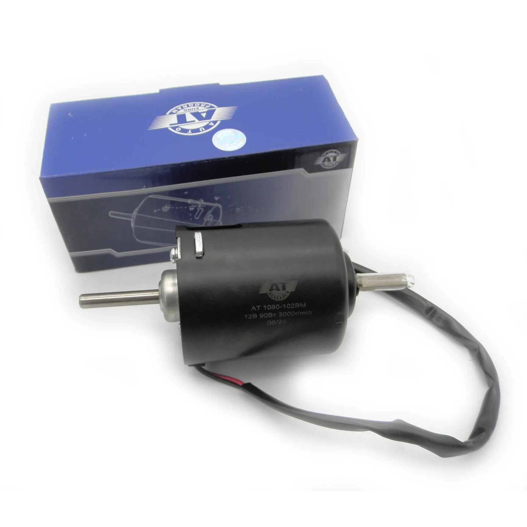 Двигатель вент. отопителя (+37,5вт)_ZAZ 1102/TAVRIA 82-; GAZ 3302/GAZEL 94-; MOSKVICH 2141 98- Auto Technologies Group AT 1080-102BM